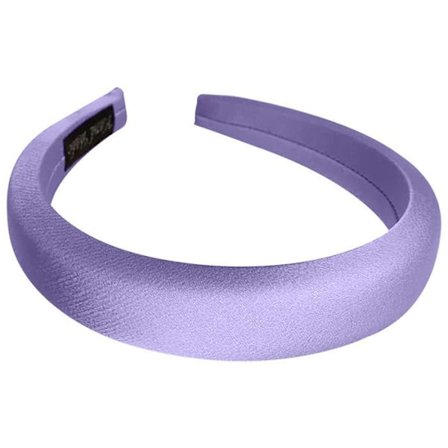 Hårbånd - AVIZAR - Glamour - Polstret satin - Lilla - Komfortabel til kvinder