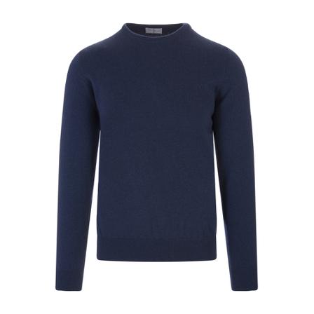 Fedeli - Stickade Tröjor - Blå - Herr - Storlek: 5xl, Herr, Storlek: 5XL