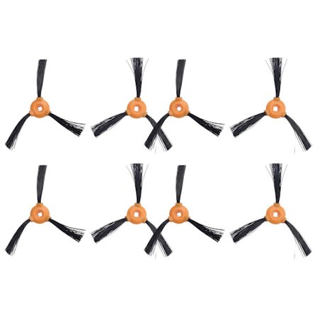 Reservedele Sidebørster til DEEBOT - N79S N79 DEEBOT 500 Robotstøvsuger Tilbehør - 8 stk