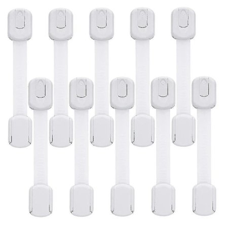 10 Pieces Of Baby Child Safety Drawer Refrigerator Cabinet Lock