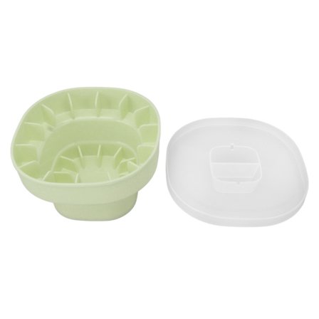 Sammenleggbar silikon isbøtte bærbar drikkekjøler for fest piknik grønn