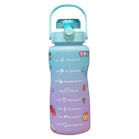 Gradient-vesipullo BPA-vapaa 1,5/2l Juomapullo Oljella Sopii Kuntoiluun