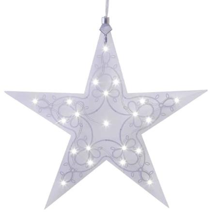 Leia Plexistjärna Med Mönster 35cm