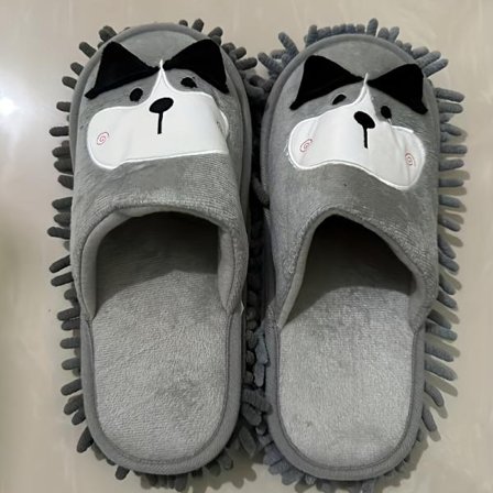 Par aftagelige dovne moppesko, rengøringsartikler, rengøringsværktøjer, badeværelsesartikler