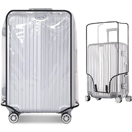 Gjennomsiktig PVC koffertdeksel, støvtett koffertdeksel, koffertbeskyttelsesdeksel egnet for forretningsreiser 30 tommer