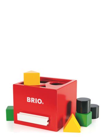 Plocklåda Röd Toys Baby Toys Educational Toys Sorting Box Toy Multi/mönstrad BRIO
