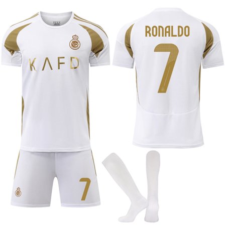 Al-nassr fc fodboldtrøje ronaldo 7 xxl voksen ungdom 2024-2025