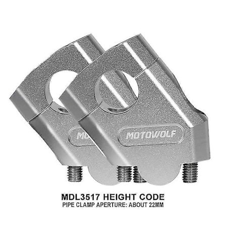 Ny motorsykkel 22mm 28mm Styreforhøyer Styre Klemme Feste For Honda Ntv650 Ntv 650 Deauville 700 Varadero 125