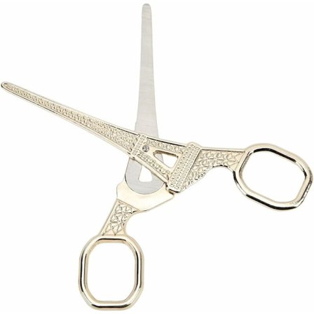 Broderisakse, vintage Eiffeltårnets håndværkssakse til broderi, couture, håndværkere, kunstgenstande (eller i løs vægt)