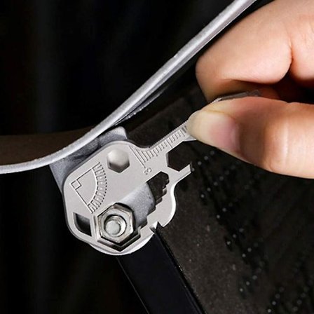 16 i 1 Multitool Nøgle Udendørs Rejse Rustfrit Stål Overlevelse