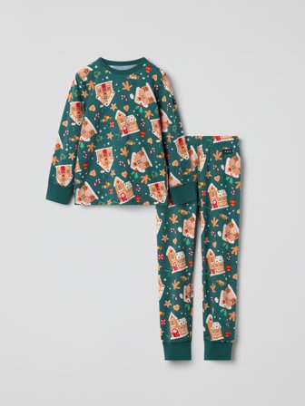 Polarn O. Pyret - Christmas pyjamas - 146|152 - Childrenswear - green