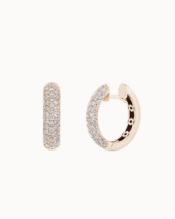 Ivy diamantörhängen i 18K roséguld