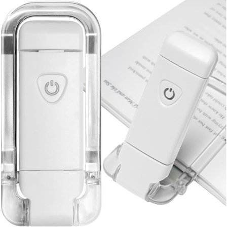 USB Ladattava LED Clip-On Lukuvalo, Säädettävä Yöpöytälamppu[YDE]