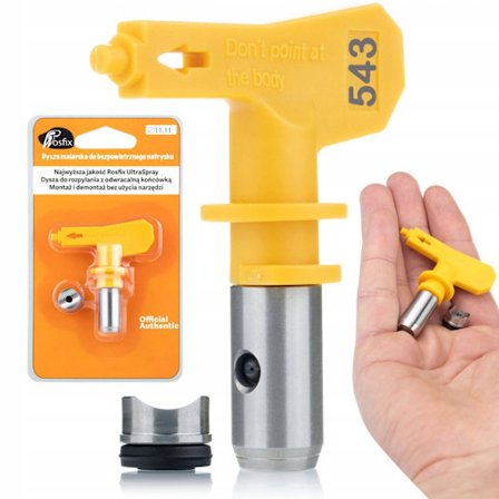 Spraydyse Ultra Spray 543 – 25 Cm Sprøjtebredde | til Spartel, Brandmaling | Kompatibel med Graco, Wagner, Titan