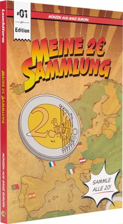 PRESSO 2-euro møntalbum Kids til 24 mønter