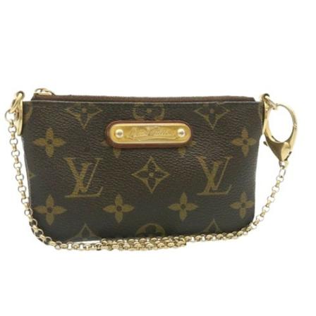 Louis Vuitton Vintage, Pre-owned Pochette Mira Pm Bruin, Dames, Maat:ONE Size,leer