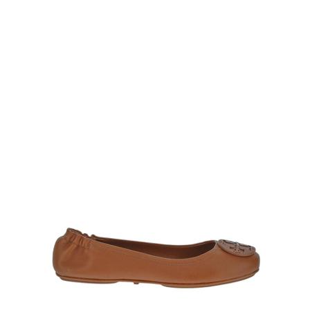 Tory Burch Minnie Travel Ballerina Sko Brun, Dame, Størrelse: 36 1/2 EU