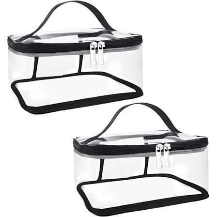 Blue Dream -meikkipussi, 2 kpl läpinäkyviä meikkipusseja