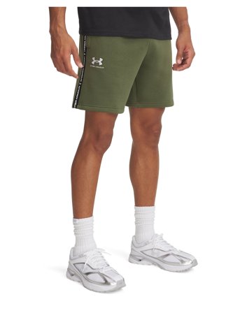 Under Armour Ua Icon Fleece Short Taping - Khaki green - XS