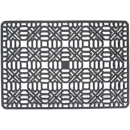 Oppvaskkummatte, beskyttelse for bunnen av kjøkkenvask, rustfritt stål eller porselensvask, silikon grå Nei