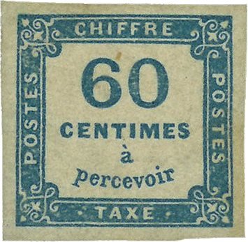 Frankrig 1878 - YT TX9 - Ubrugt