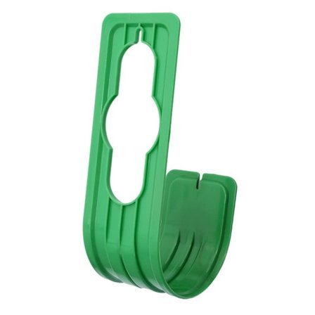 Grønn metall hageslange henger holder utvidbar hageslange Sto