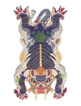 Bongusta Dragon Rug Small - Multi/patterned - 165X85CM