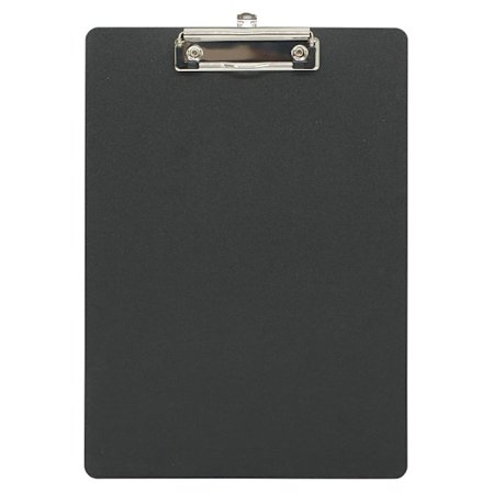 Lehtiö A4 - Muovinen lehtiö A4-koossa - Ripustuslehtiö - Paperin järjestäjä - Sopii toimistoon, keittiöön ja työpajaan - Musta