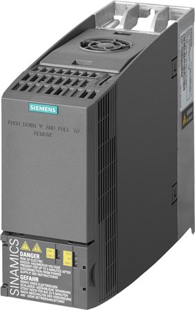 Siemens Sinamics G120C Frekvensomriktare 3-fas, 380-480 V 43 A, 18,5 kW, 22 kW, Elfördelning & strömförsörjning