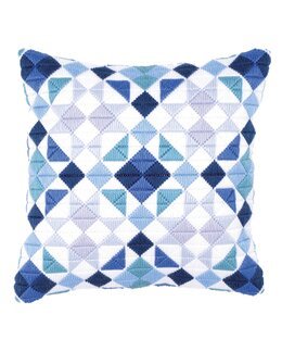 Broderikit Pude langsting trekanter - Vervaco