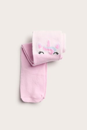 Kappahl | Strømpebukse enhjørning Rosa 86/92 | Rosa