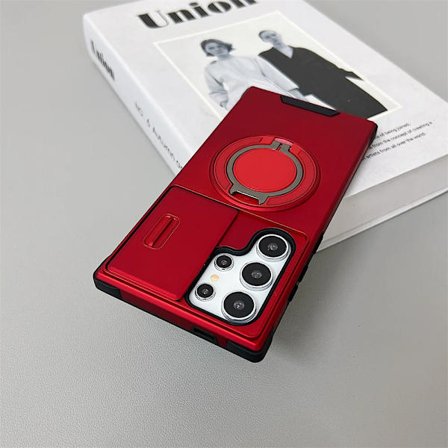 Lyxigt Roterande Dold Metallring Bilhållare Pansarfodral För Samsung S25 S24 Ultra S21 S22 S23 Ultra Plus S20 FE A54 A13 A14 A15