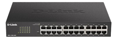 D-LINK DGS 1100-24V2 - switch - 24 porter - smart - rackmonterbar