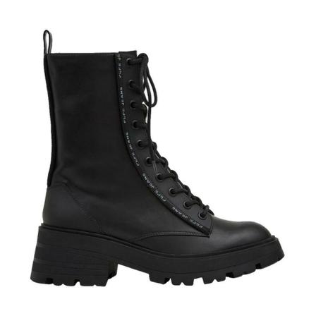 Pepe Jeans, Soda Rub Ankle Boots Zwart, Dames, Maat:39 EU