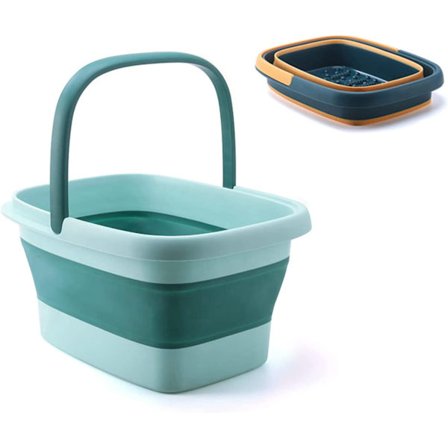 Sammenklappelig Fodbad med Massage, Sammenklappelig Fodbad, Stor Bærbar