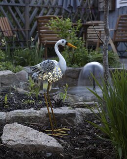 Solcelledekorasjon Hegre Lys grå