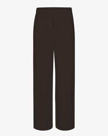 Organic Straight Leg Sweatpants - Coffee Brown M