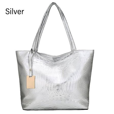 Mulepose Tasker Skuldertaske SØLV