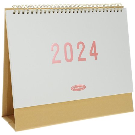 Bordkalender Planlegger Månedlig Kalender 2024 Skrivebordkalender Timeplanlegger Kalender Ornament