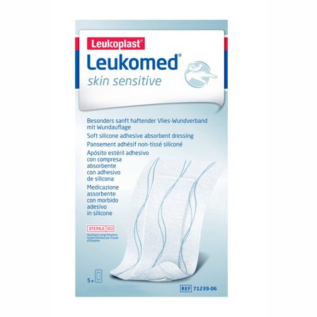 Leukoplast Leukomed Skin Sensitive Medicazione Adesiva 5x7,2cm 5
