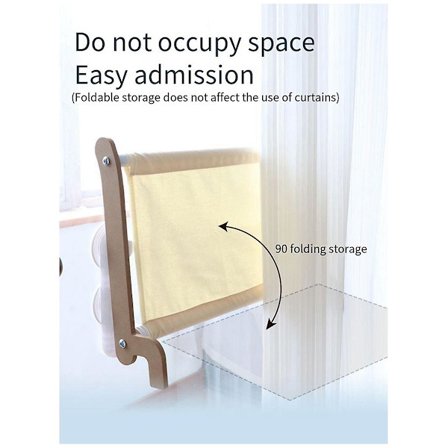 Katte Hengekøye Vindu Foldbar Seng Vinduskarmsete Snorløse Kattungehyller Med Robuste Sugeskåler,B