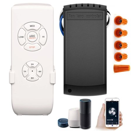 Trådlös Fläktfjärrkontroll Universal Kit Med 4 Tidsinställningar 3 Hastigheter ?