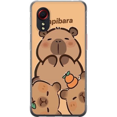Yhteensopiva Puhelinkuori Samsung Samsung Galaxy Xcover 5 Capybara söpö hahmo söpö trendikäs keräilijä