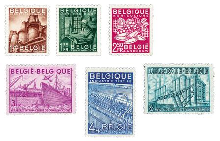 Belgien 1948 - OBP 767-72 - Ubrugt
