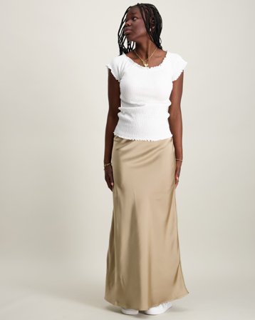 Sofie Schnoor SafiaSY Skirt Beige Skjørt Jente - Kids Brand Store