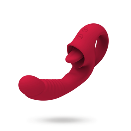 Rechargeable Licking 10-Functions Vibrator - Vuxen.se - Vibrator