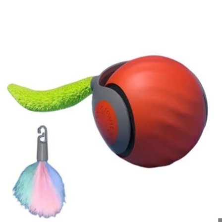 Interaktivt leketøy - Speedy Tail - Bevegelig ball - Hastighetsjustering - Smartmodus - For katter