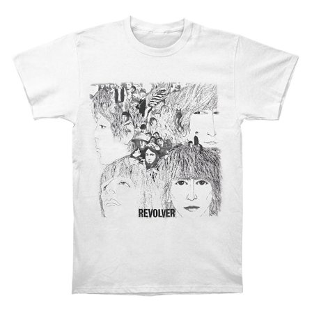 The Beatles Revolver Album Cover Vit T-shirt