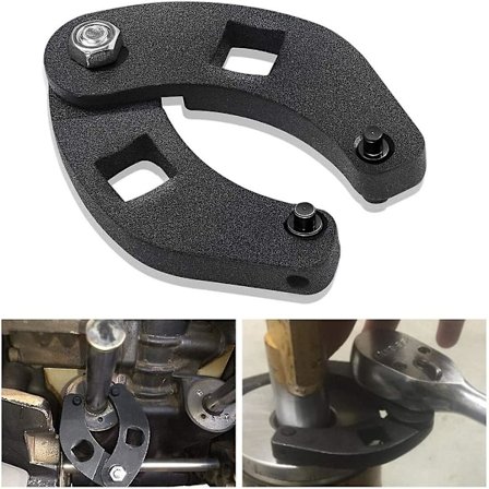 7463 Justerbar låsmutterdragare med 1/4" och 7/32" diameter på stifthålen för 1" till 3-3/4" låsmuttrar för mindre låsmuttrar på konstruktion