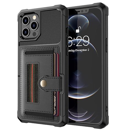 Iphone 12 12pro 11 11pro Skal Med Korthållare Multifunktionellt Anti-fall Fodral